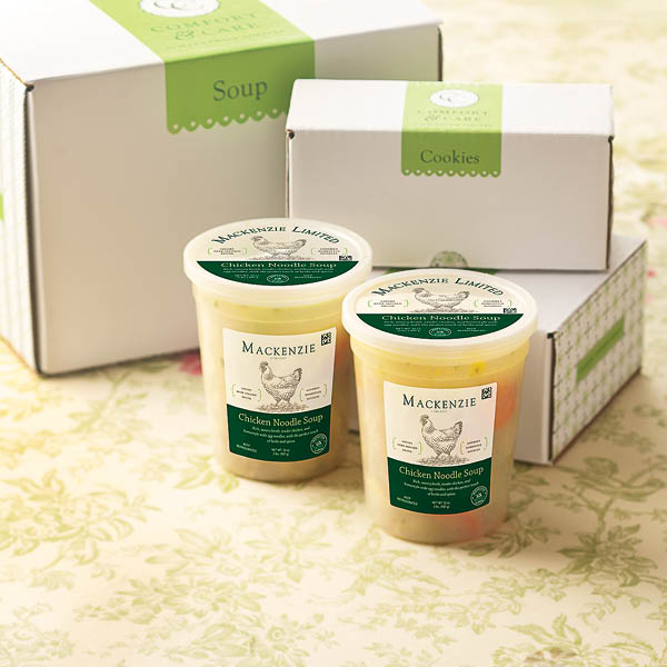 featuring two 32 oz. Chicken Noodle Soups