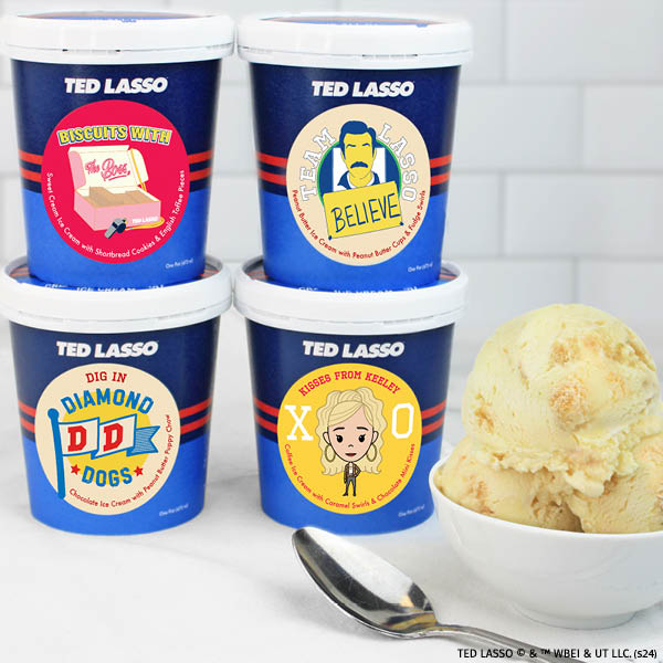 Ted Lasso™ ice cream sampler - 4 pints featuring Believe!