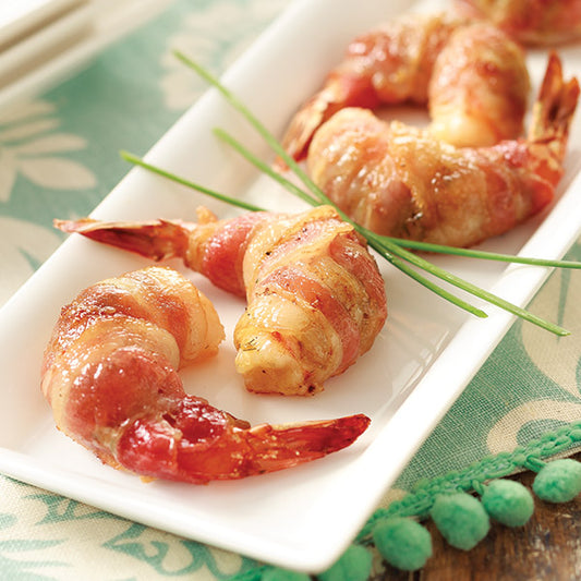 Bacon Wrapped Crab-Stuffed Shrimp