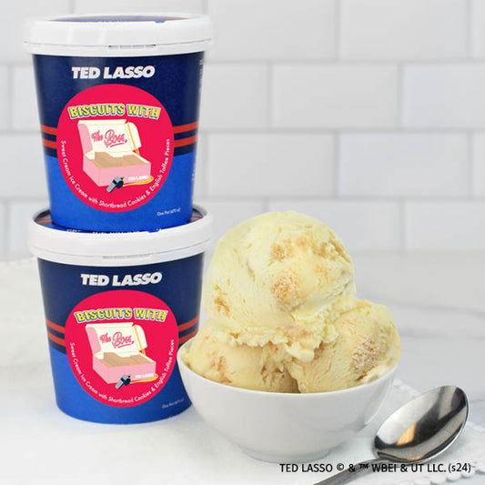 Ted Lasso™ Biscuits with the Boss ice cream, two pints