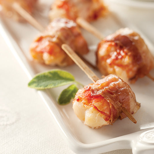 Bacon Wrapped Lobster Tail