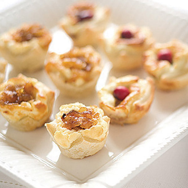 Caramelized Onion & Feta Pastry Blossoms