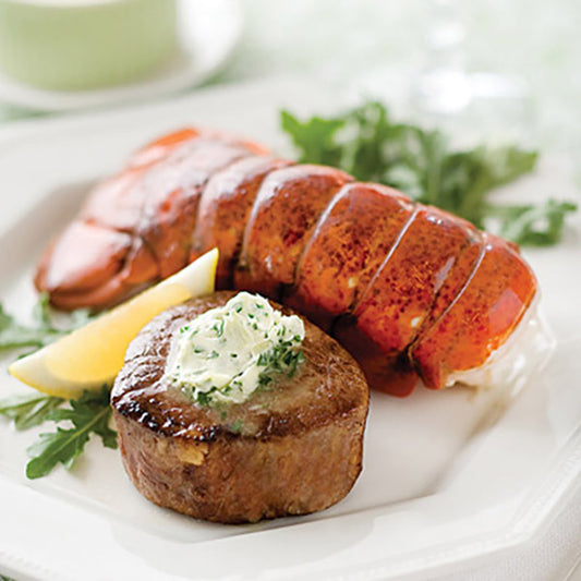 Surf and Turf, Lobster Tail and Filet Mignon