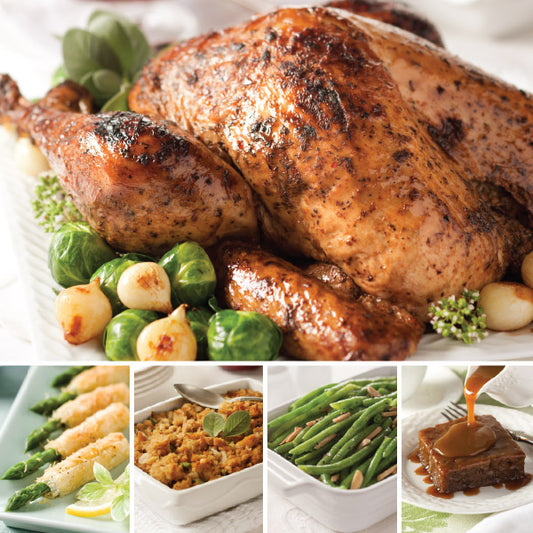 Roasted Turkey Complete Holiday Dinner